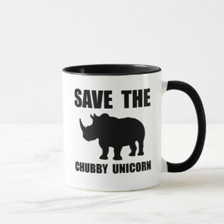 Chubby Unicorn Rhino Mug