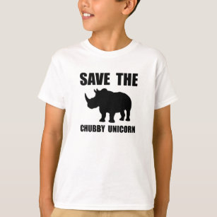 Chubby Unicorn Rhino T-Shirt