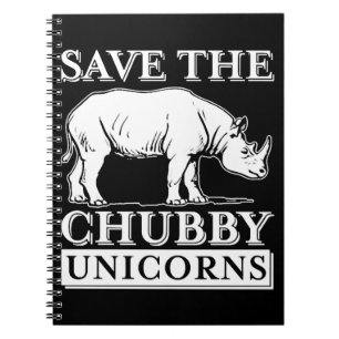 Chubby Unicorns Notebook