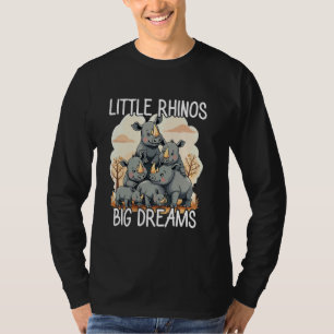 Chubby Unicorns Rhino Lover Cute Rhinoceros Women T-Shirt