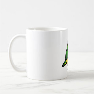Chubby White Bellied Caique Coffee Mug