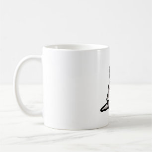 Chubby White-Faced Cinnamon Pearl Cockatiel Coffee Mug