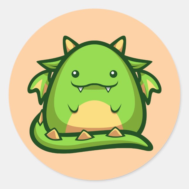 Chubs Dragon Sticker (Front)