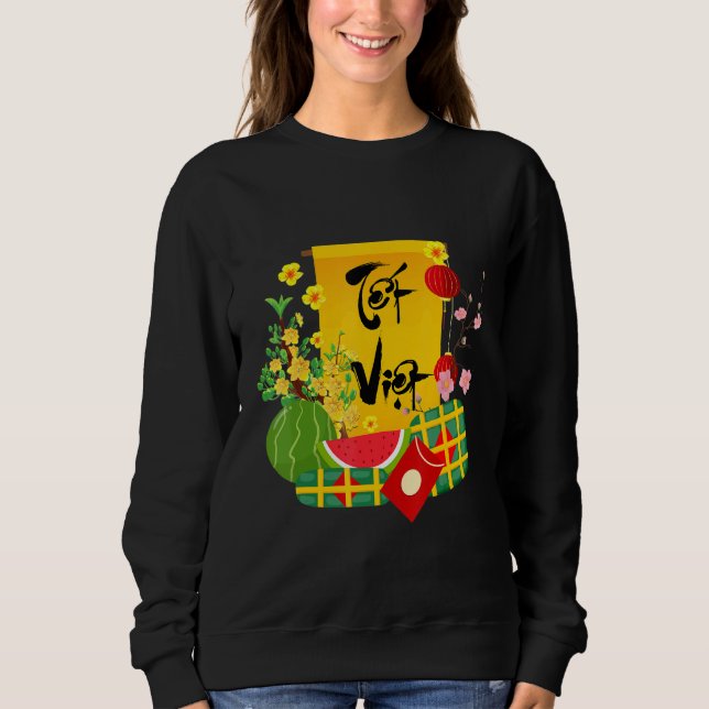 Chuc Mung Nam Moi Year Of The Tiger Tet Viet 2022 Sweatshirt (Front)