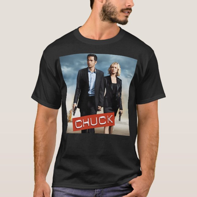Chuck And Sarah T-Shirt (Front)