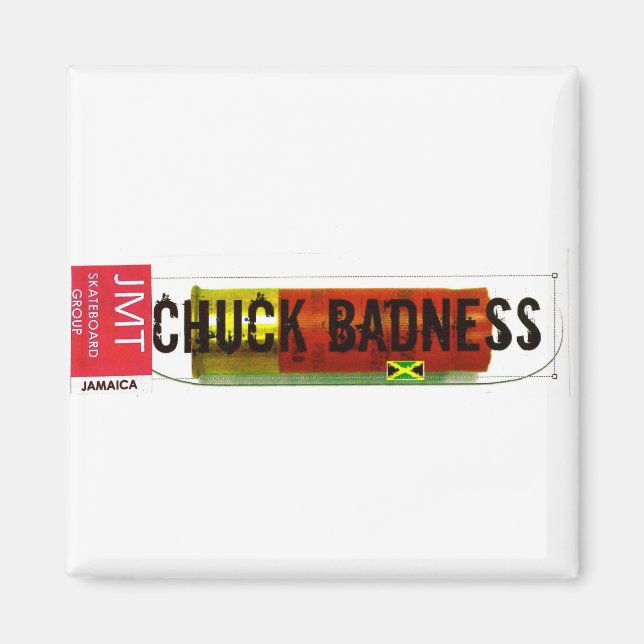 CHUCK BADNESS /TST Merchandise Magnet (Front)