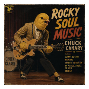Chuck Canary Album: a Parody Poster
