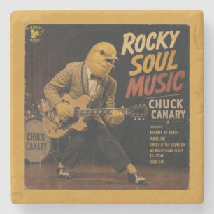 Chuck Canary Album: a Parody Stone Coaster