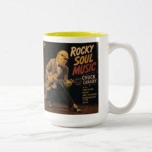 Chuck Canary Album: a Parody Two-Tone Coffee Mug
