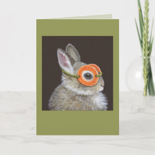 Chuck the bunny card
