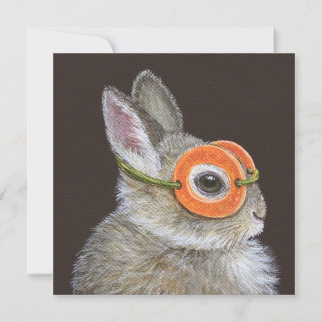 Chuck the bunny invitation (Front)