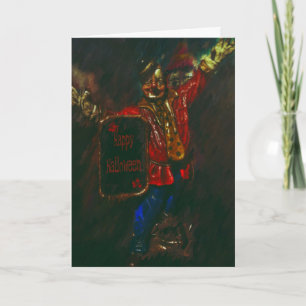 Chuckles, the Halloween Clown Card