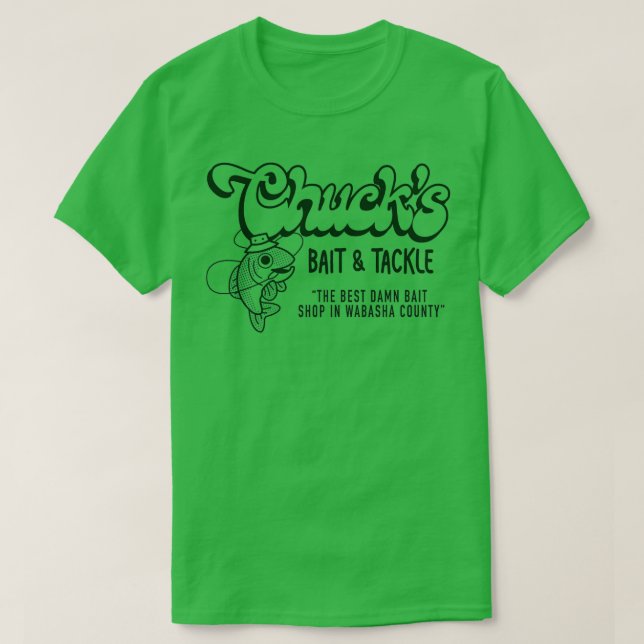 Chucks Bait Shop T-Shirt (Design Front)