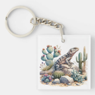 Chuckwalla Chillin Key Ring