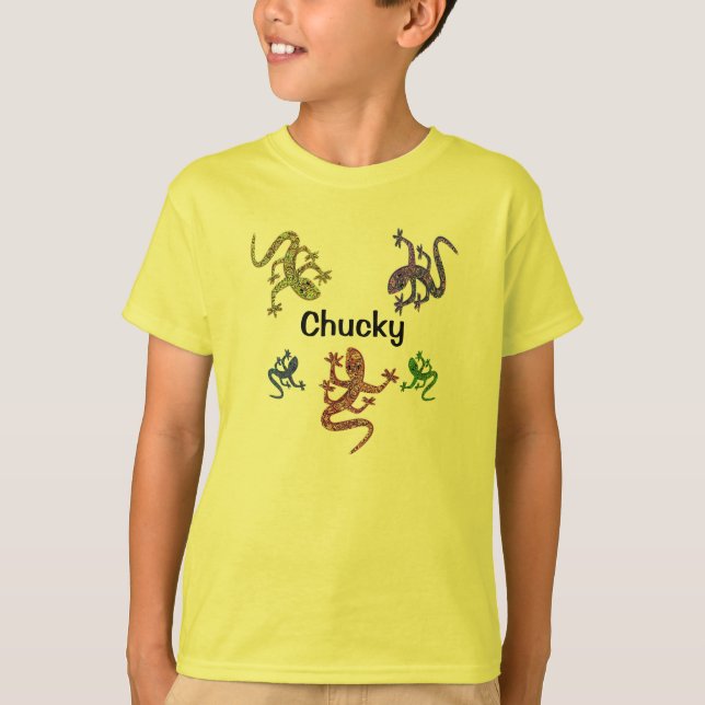 Chucky Salamander T-Shirt - 2 Sided Design (Front)