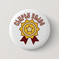 Chufty Badge - northern humour funny Manchester