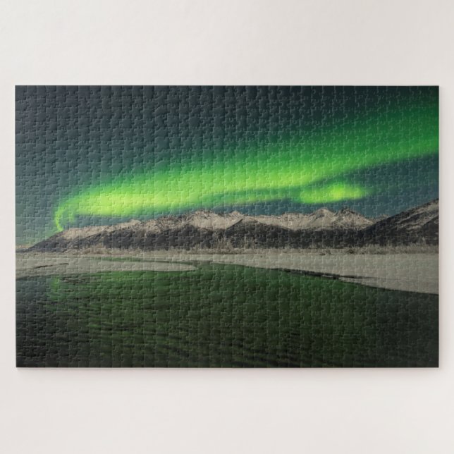 Chugach Aurora Jigsaw Puzzle (Horizontal)