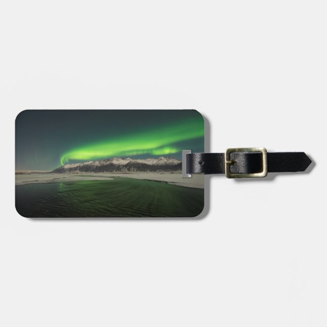 Chugach Aurora Luggage Tag (Front Horizontal)