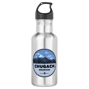 Chugach Mountains Alaska Camping 532 Ml Water Bottle