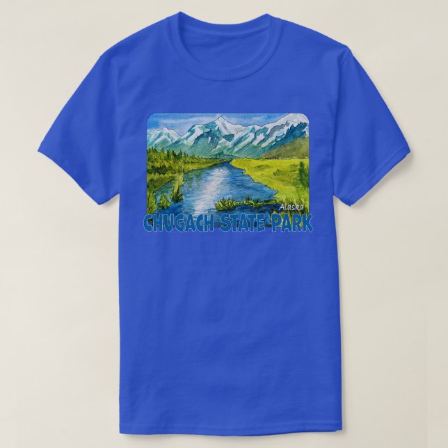 Chugach State Park Alaska T-Shirt (Design Front)