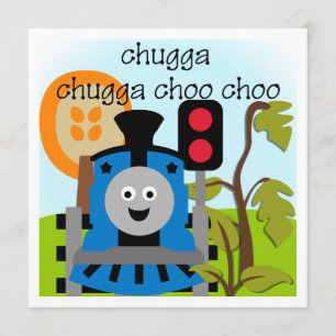 Chugga Choo Choo Train Invitations