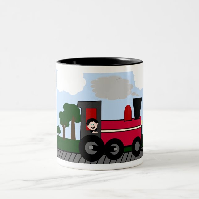 Chugga Choo Choo Two-Tone Coffee Mug (Center)