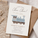 Chugga Chugga Choo Choo Vintage Train 2nd Birthday Invitation<br><div class="desc">Celebrate your little one's birthday with this train themed invitation.</div>