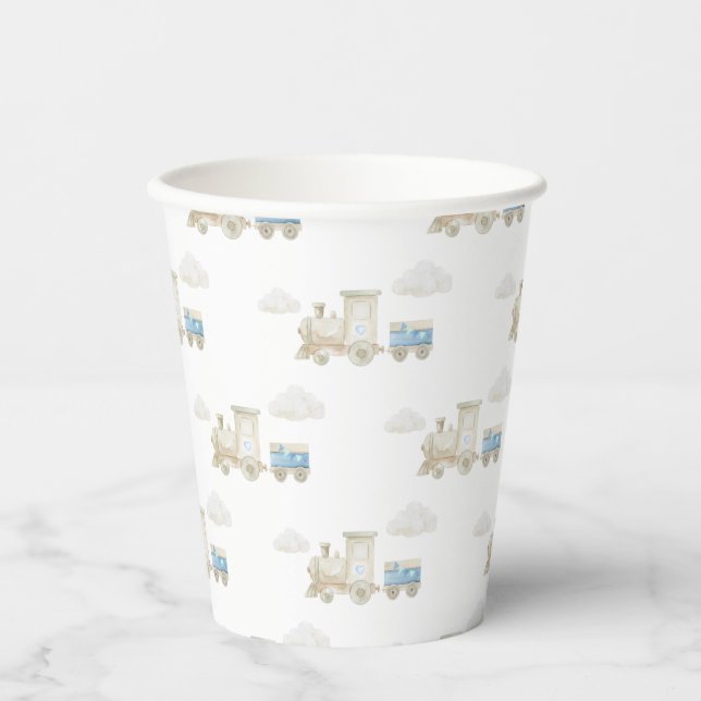 Chugga Chugga Train Birthday  Paper Cups (Front)