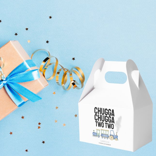 Chugga Chugga Two Two | 2nd Birthday | Favour Boxe Box (Creator Uploaded)