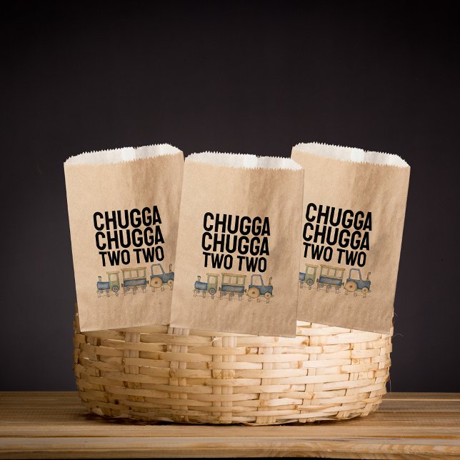 Chugga Chugga Two Two | Birthday | Favour Bags (Creator Uploaded)