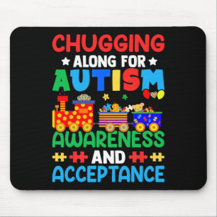 Chugging Along For Autism Day Mouse Pad