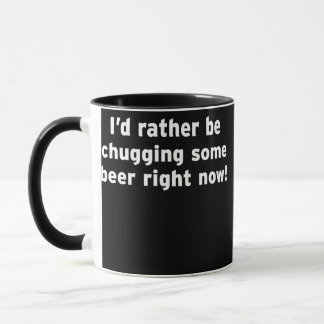 Chugging Some Beer Chug Funny Beer Belly Gift Mug
