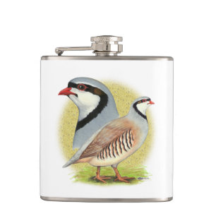 Chukar Partridge Combo Hip Flask
