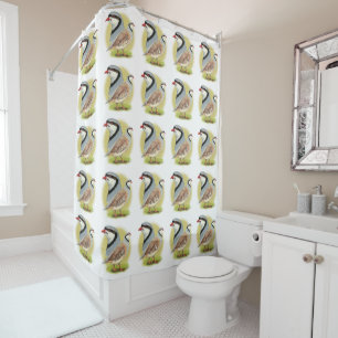 Chukar Partridge Combo Shower Curtain