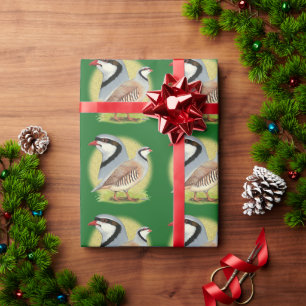 Chukar Partridge Combo Wrapping Paper
