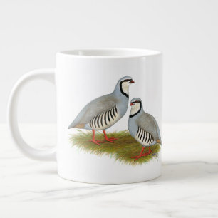 Chukar Partridge Pair Large Coffee Mug