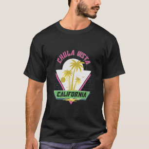 Chula Vista California Retro Vaporwave Beach T-Shirt