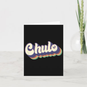 Chulo Latino Men Boys Cinco De Mayo Retro Spanish  Card