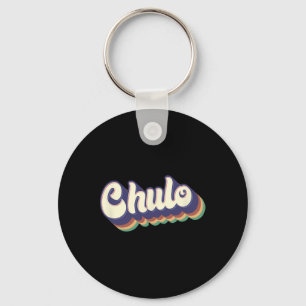 Chulo Latino Men Boys Cinco De Mayo Retro Spanish  Key Ring