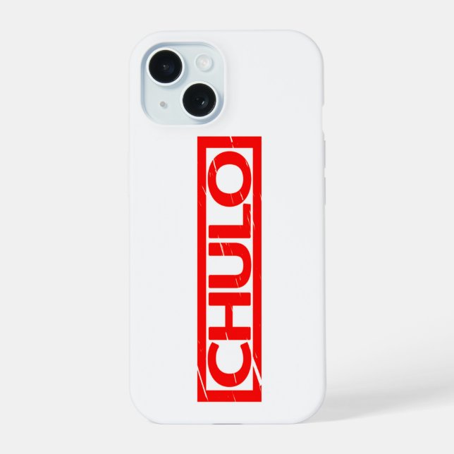 Chulo Stamp iPhone 15 Case (Back)