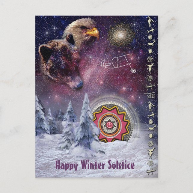 Chumash Winter Solstice Postcard (Front)