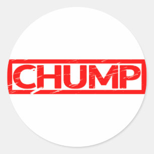 Chump Stamp Classic Round Sticker