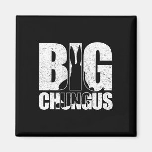 Chungus Meme Retro Vintage Distressed Video Game D Magnet