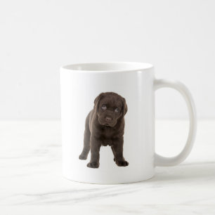 Chunky Chocolate Labrador Puppy Coffee Mug