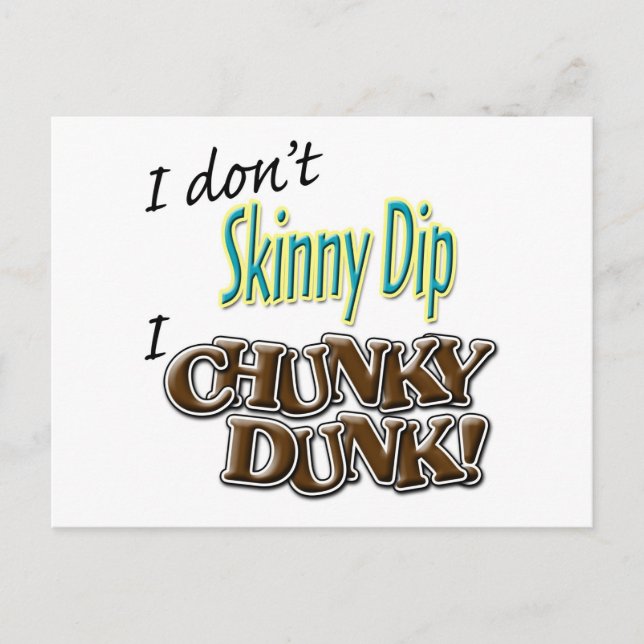 Chunky Dunk Postcard (Front)