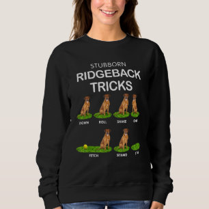 Chunky Headed & Funny Rhodesian Ridgeback For Chri Sweatshirt