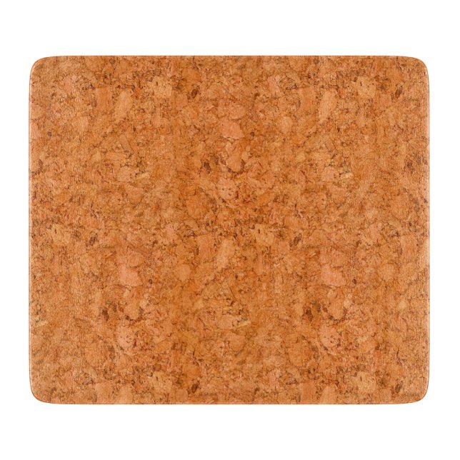 Chunky Natural Cork Wood Grain Look Cutting Board (Front)