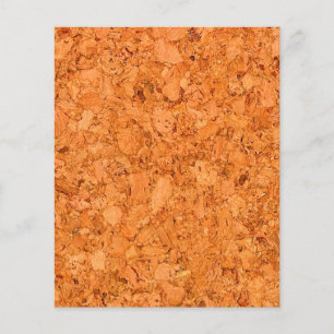 Chunky Natural Cork Wood Grain Look Flyer