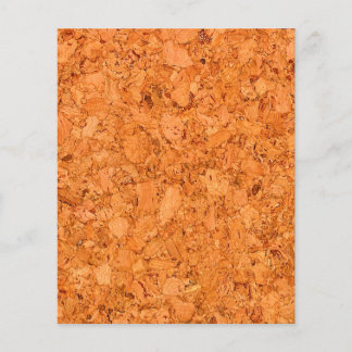 Chunky Natural Cork Wood Grain Look Flyer