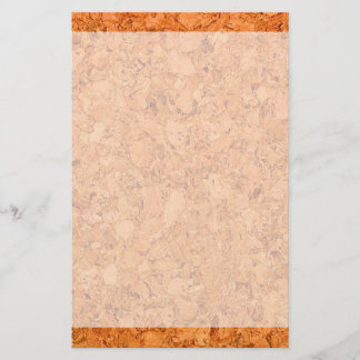 Chunky Natural Cork Wood Grain Look Stationery